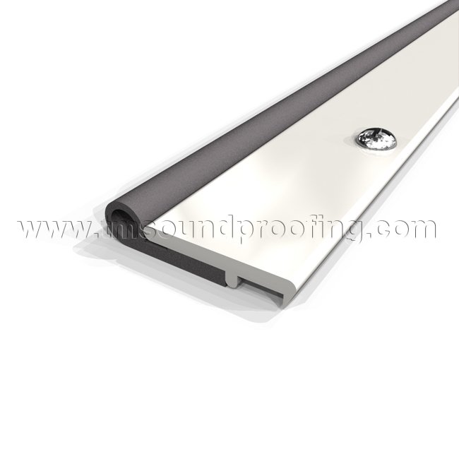 Surface Mounted Astragal with Neoprene Seal for soundproofing Double